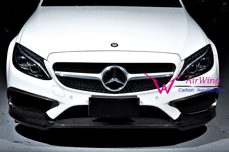 Mercedes-Benz W205 Carlsson carbon front lip 01